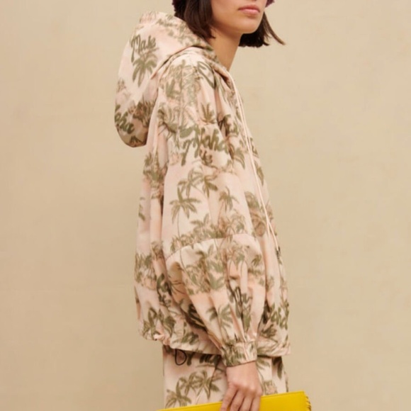 NWT | Maje Palm-tree print jacket | Sz 6 - Picture 5 of 11